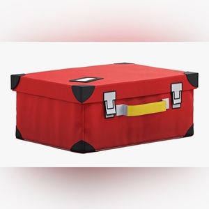 IKEA Flyttbar red toy storage box